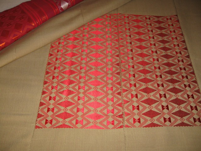 Textile de table sénégalais